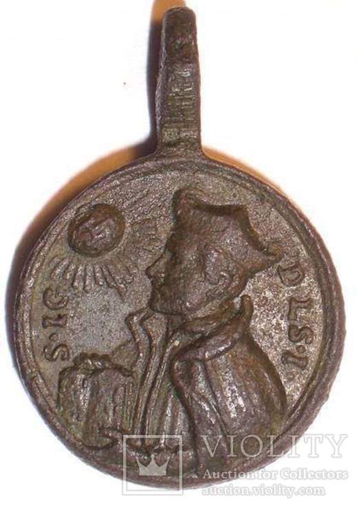 Католический медальон XVIII в.