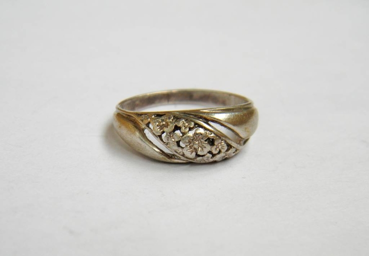 Серебряное кольцо, Серебро 925 пробы, 2,31 грамма, 17р., фото №2