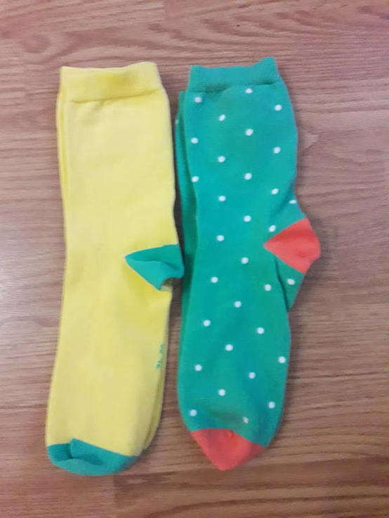Яркие носочки( 2 пары) от Tchibo. р 39-42, фото №3