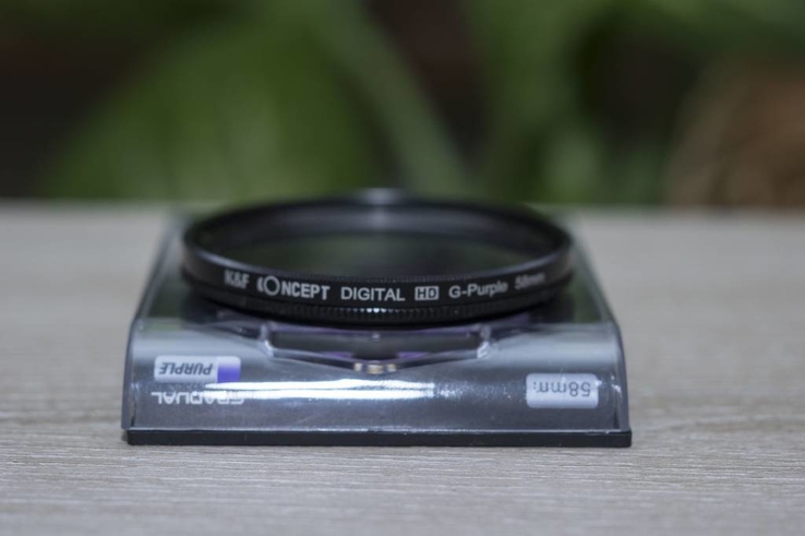 Светофильтр градиентный K&amp;F Concept Purple 58mm., numer zdjęcia 4
