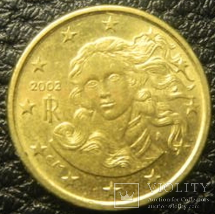 10 євроцентів Італія 2002, фото №2