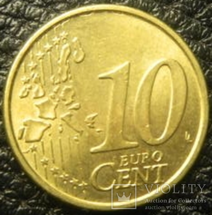 10 євроцентів Італія 2002, фото №3