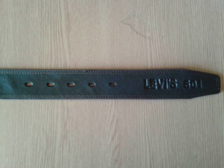 Ремень джинсовый LEVI`S 501, 43 мм х 123 см, фото №5
