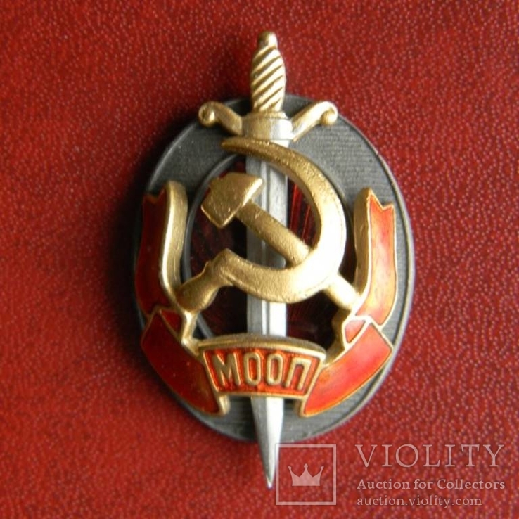 Знак "Заслуженный работник МООП 60-68 г.г., копия, фото №2