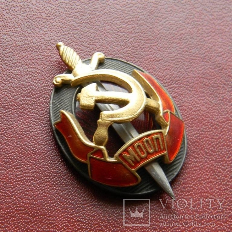 Знак "Заслуженный работник МООП 60-68 г.г., копия, фото №3