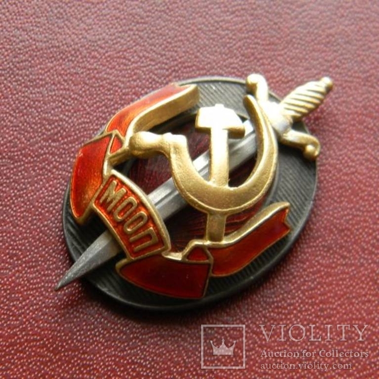 Знак "Заслуженный работник МООП 60-68 г.г., копия, фото №4