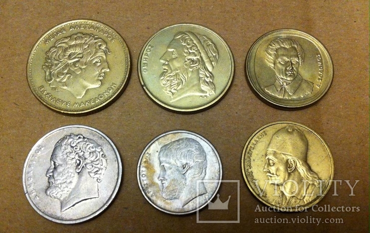 6 монет Греции, фото №3