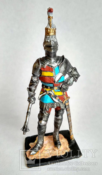 Оловянный солдатик миниатюра Ричард Невилл. Англия, 1455 г. 1/32, 54мм, ручная раскраска