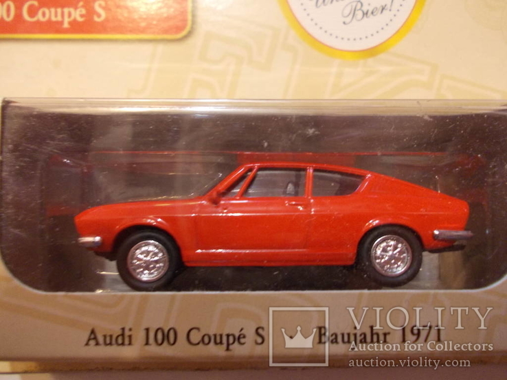 Audi 100 Coupe S 1971, Oldtimer Sammelserie, Modell Nr. 7, 1:64, фото №5