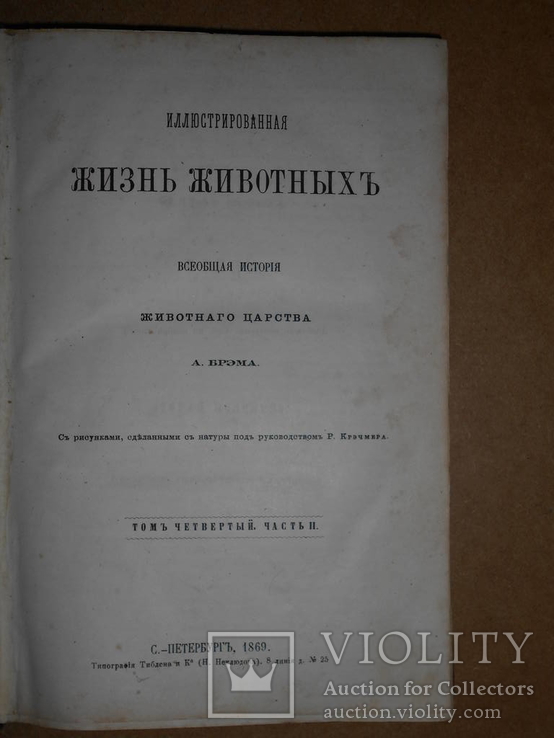 Жизнь Животных 1869 год, фото №4