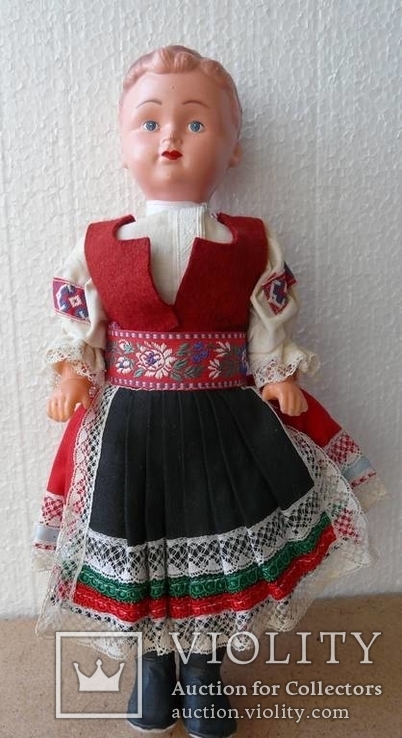 Лялька кукла в национальной одежде Чехословакия 30см, фото №2