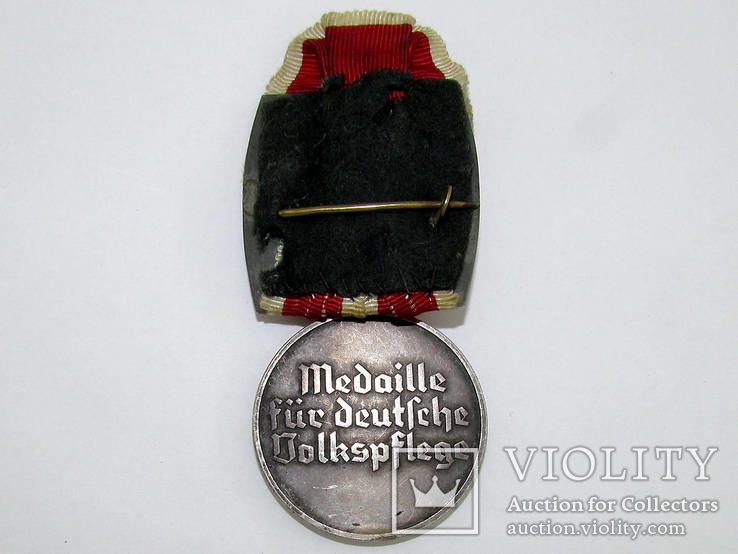 Медаль За заботу о Немецком Народе 3-й рейх 1939 год, фото №5
