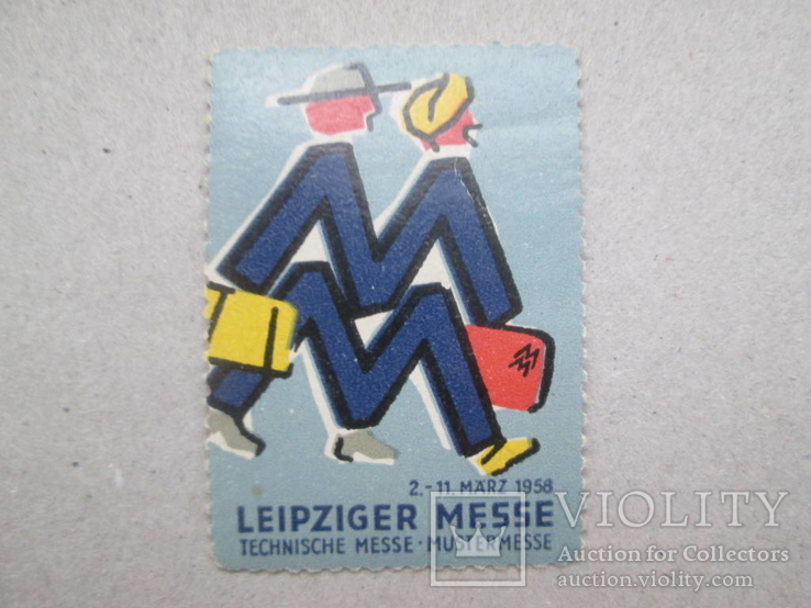 Лейпциг (ГДР)1958 не почтовая, фото №2