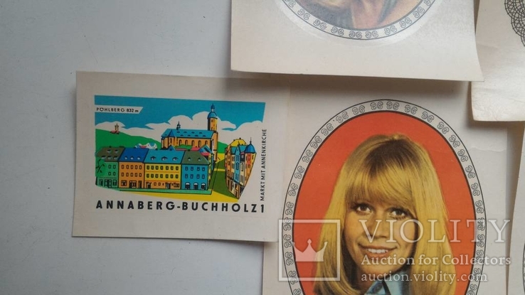 Картинка-пленка для наклейки, Германия, 1960-70 гг 13 штук, фото №5
