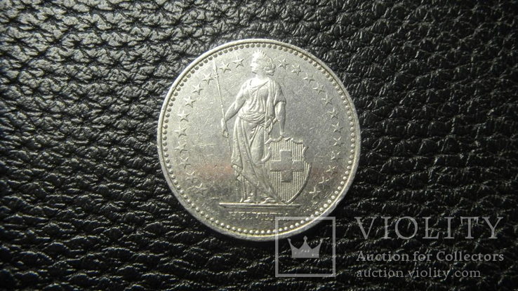 1 франк Швейцарія 1986 B, фото №3