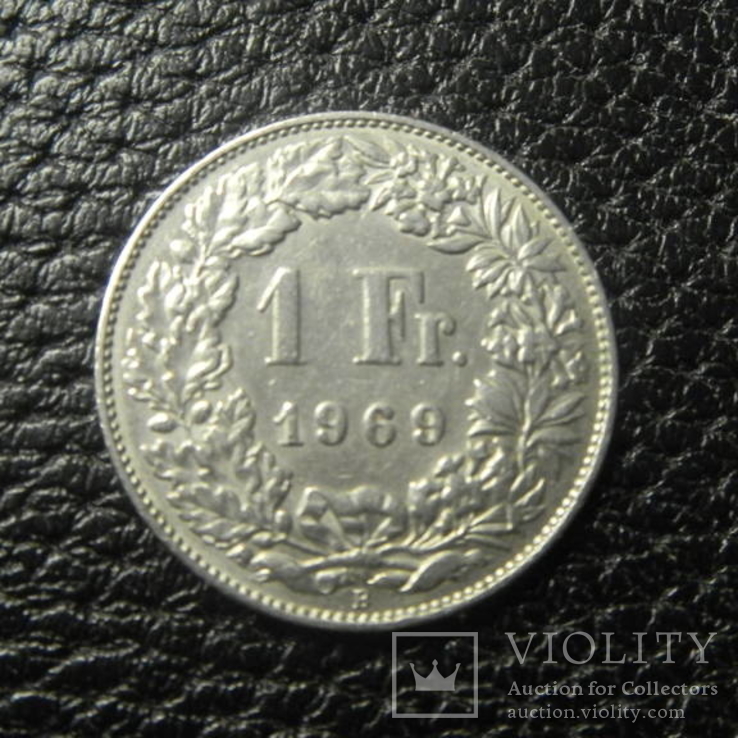 1 франк Швейцарія 1969 B
