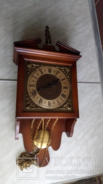 Часы настенные DUGENA c боем, восточная Германия, фото №14
