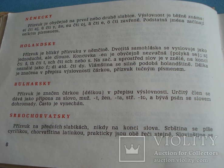 Чешский словарь на 26 языков мира. Praha 1960 год., фото №8