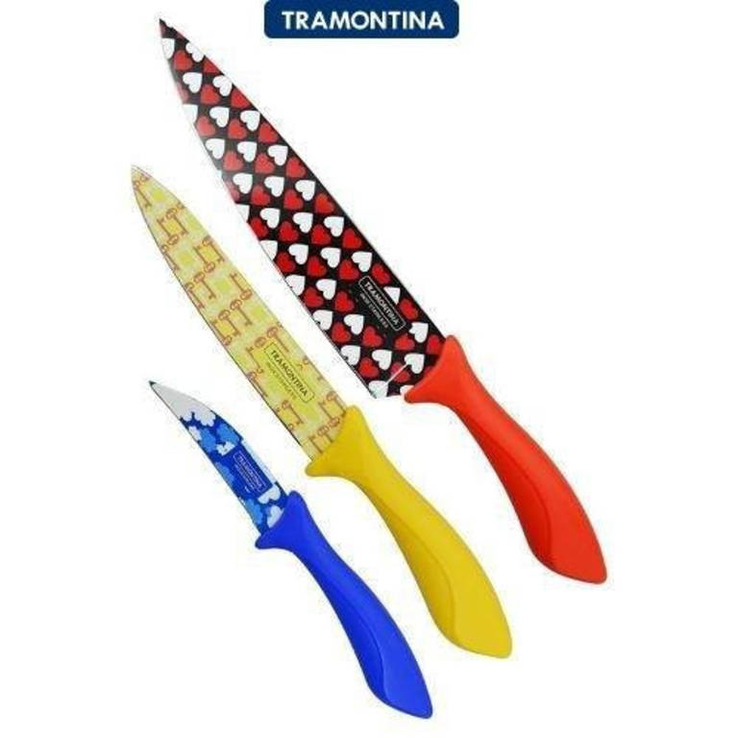 Набор 3 ножей Tramontina Colorcut, фото №2