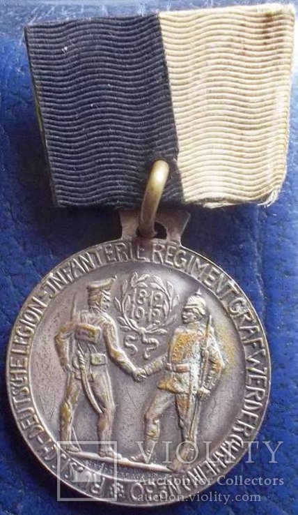 Російсько - Німецький легіон. Медаль 1812-1912  ( до 100 річчя створення), фото №2