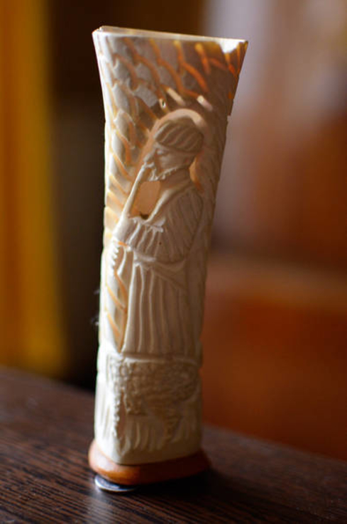 Кістяна вазочка для олівців "Пастух", фото №3