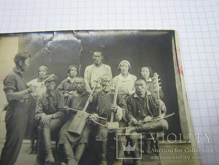 Фото 1930-е годы Тува. Тувинский национальный оркестр. Музыка, фото №3
