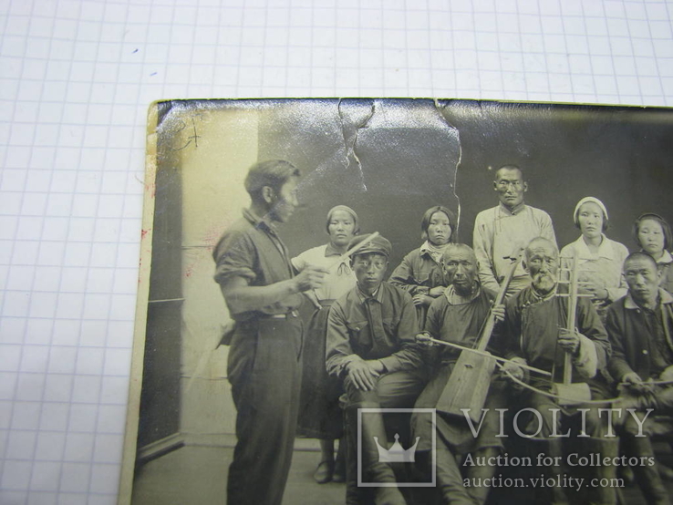 Фото 1930-е годы Тува. Тувинский национальный оркестр. Музыка, фото №7
