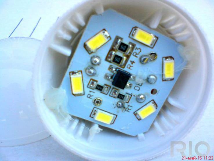 Светодиодная лампа LED E27 3W., фото №5