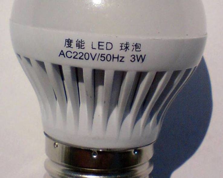Светодиодная лампа LED E27 3Вт, фото №2