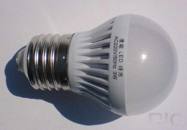 Светодиодная лампа LED E27 3Вт, фото №4