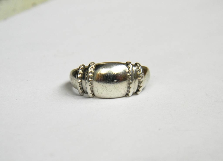 Серебряное кольцо, Серебро 925 пробы, 3,88 грамма, 17 размер, фото №3