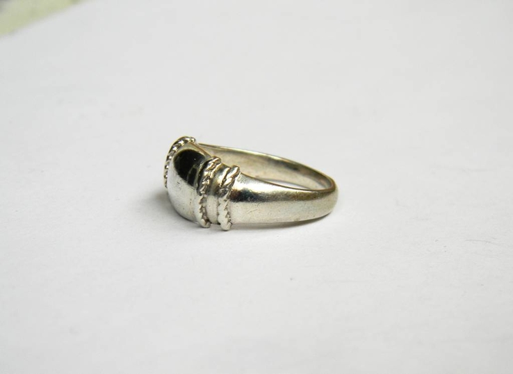 Серебряное кольцо, Серебро 925 пробы, 3,88 грамма, 17 размер, фото №4