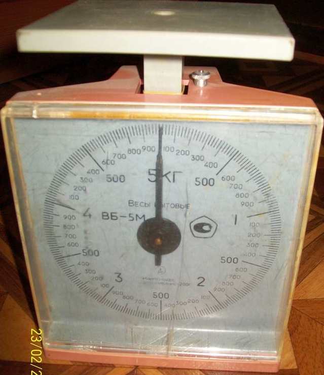 Весы бытовые ВБ - 5 м. До 5 кг., фото №3