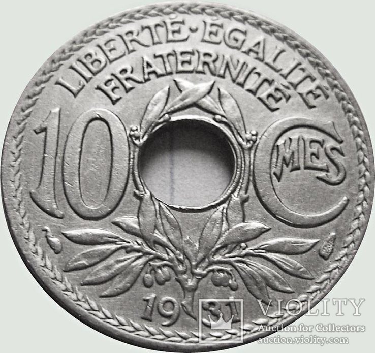 118.Франция 10 сантимов, 1931 год
