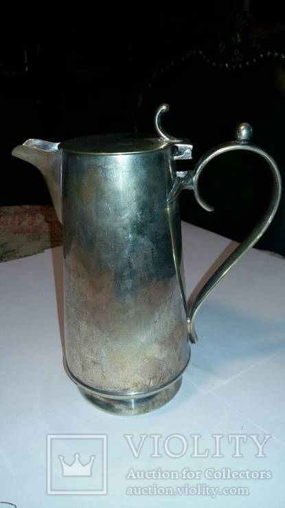 Английский посеребрянный чайник, клеймо- 17, фото №7