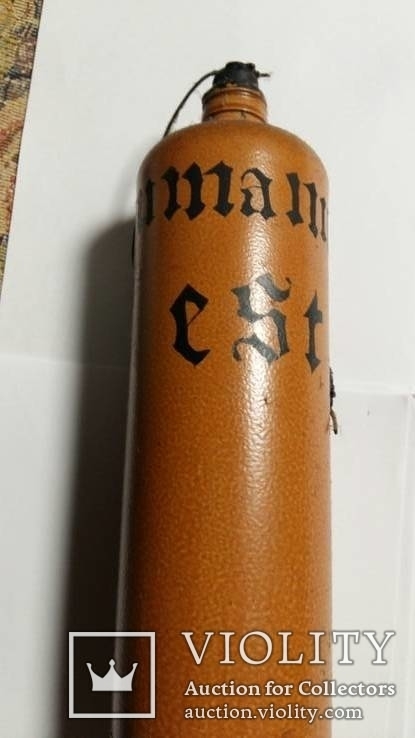 Старинный бутыль с печатью оттиском-4, фото №4