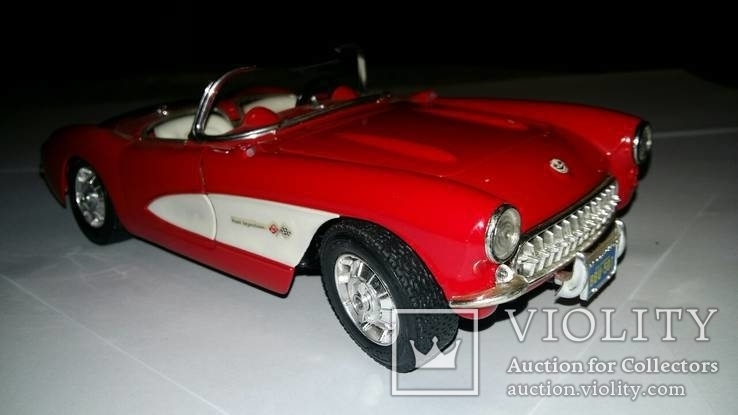 Итальянская модель Chevrolet corvette 1957г, фото №6