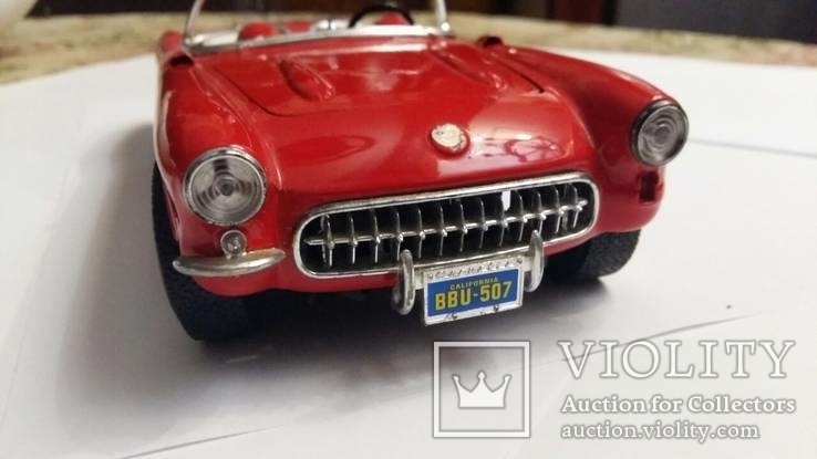 Итальянская модель Chevrolet corvette 1957г, фото №8