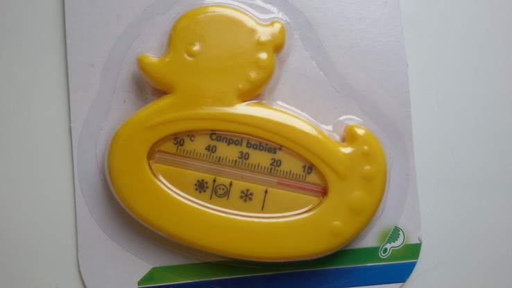 Термометр для воды Canpol babies Утенок Желтый Канпол, фото №3
