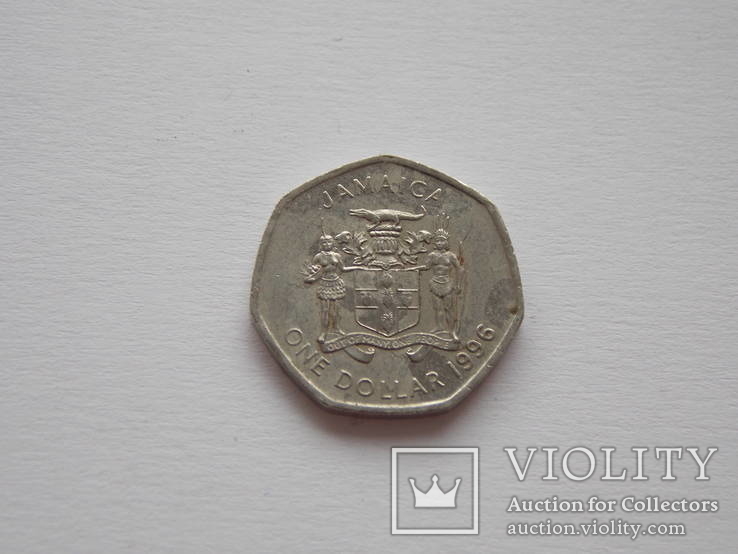 1 доллар 1996 г. Ямайка, фото №2