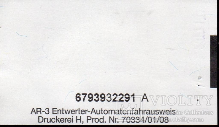 Билет на Венский городской транспорт Австрия XF см.описание, фото №3