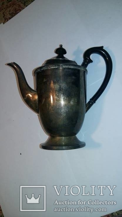 Английский посеребрянный чайник, клеймо, фото №4