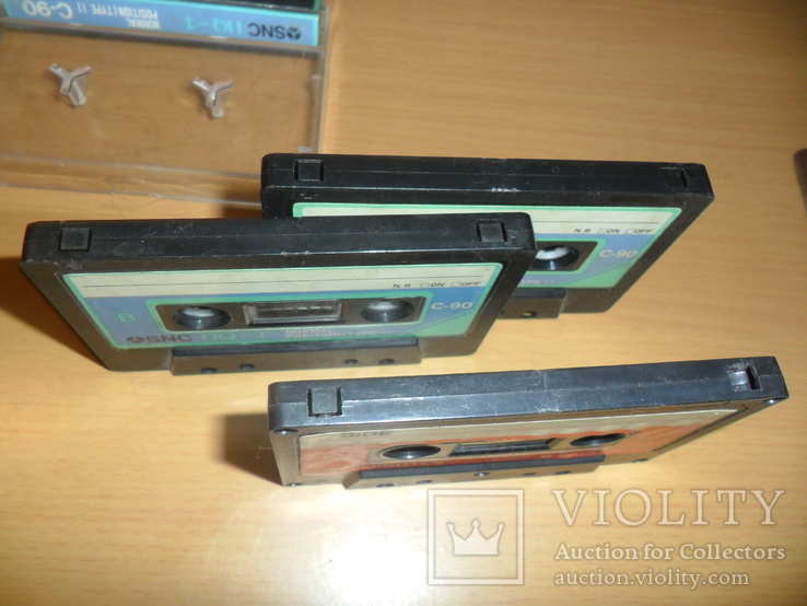 Аудиокассета кассета SNC HQ-1 C-90 и Low-noise-90 - 3 шт в лоте, фото №4