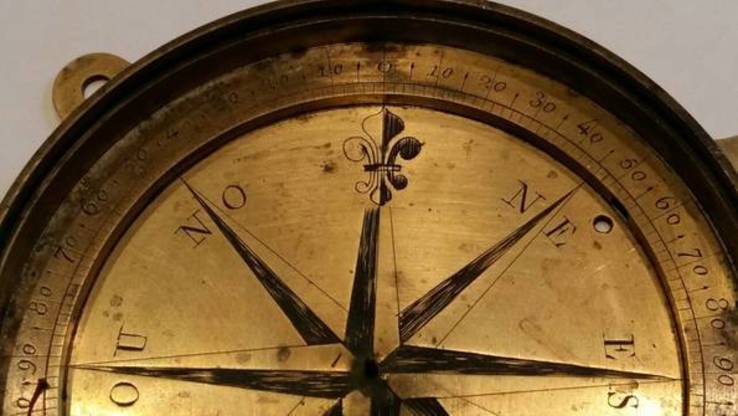 Старинный компас, фото №3