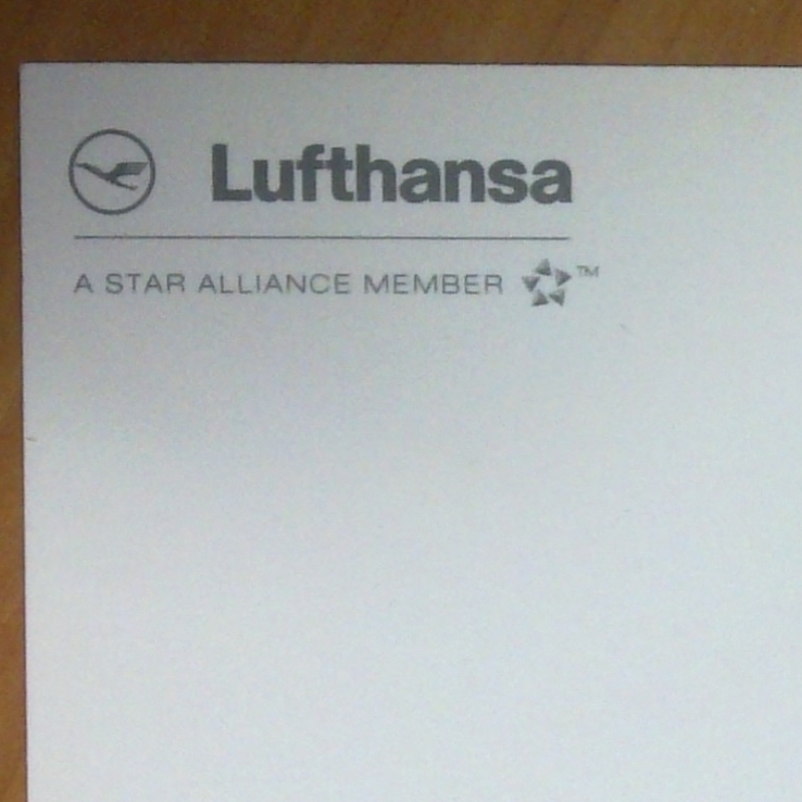 Открытка - Авиация - самолёт - Компания Люфтганза - Австрийские авиалинии - реклама, фото №4
