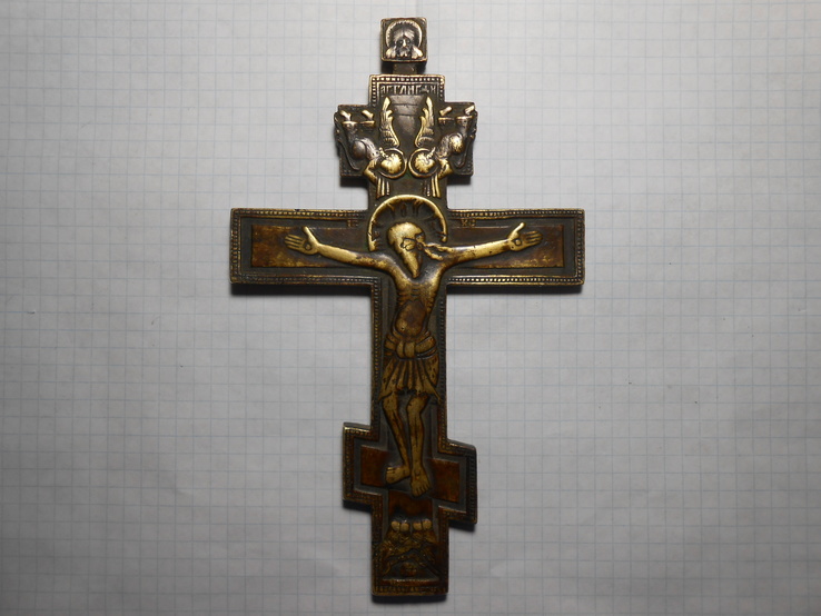 Крест старинный 16 см, фото №2