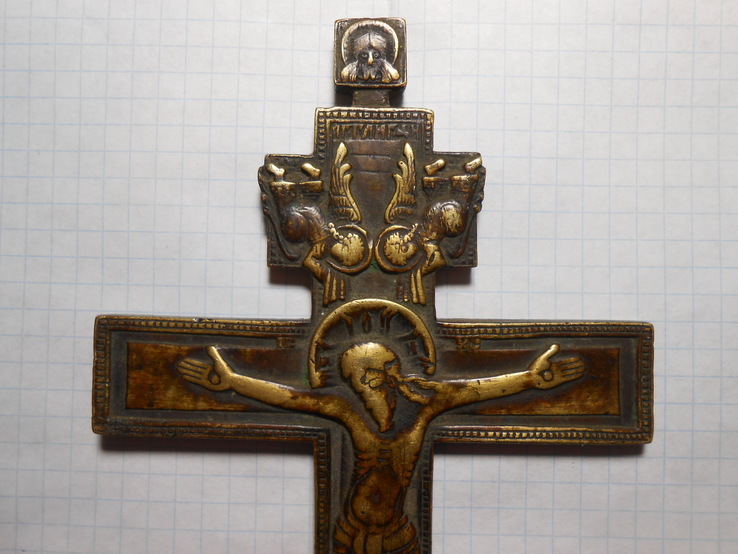 Крест старинный 16 см, фото №3