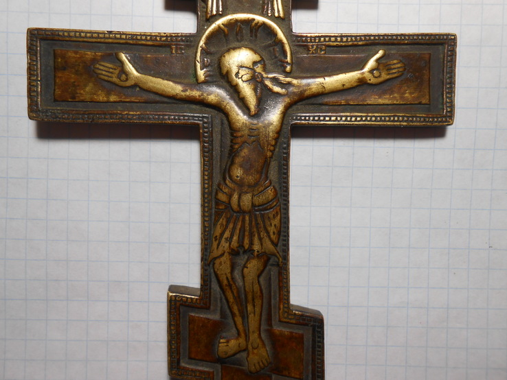 Крест старинный 16 см, фото №6