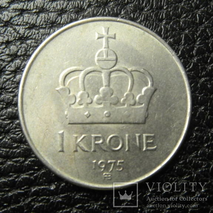 1 крона Норвегія 1975