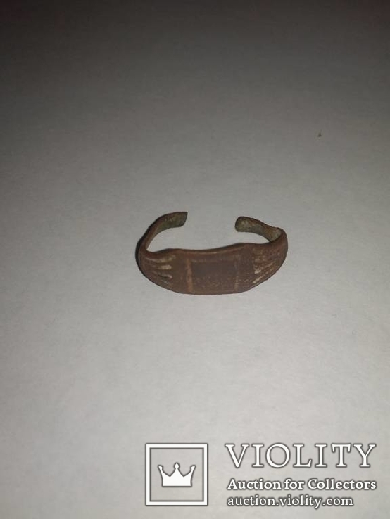 Старый медный перстень, фото №4